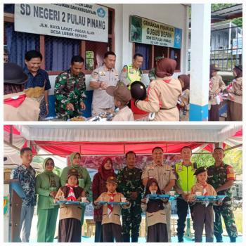 Tanggulangi Stunting, Kodim 0405/Lahat Gelar Program Dapur Masuk Sekolah 
